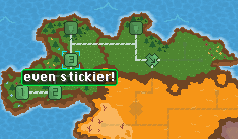 explore the different regions of the map